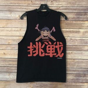 Gorillaz dare demon days kanji band muscle tank